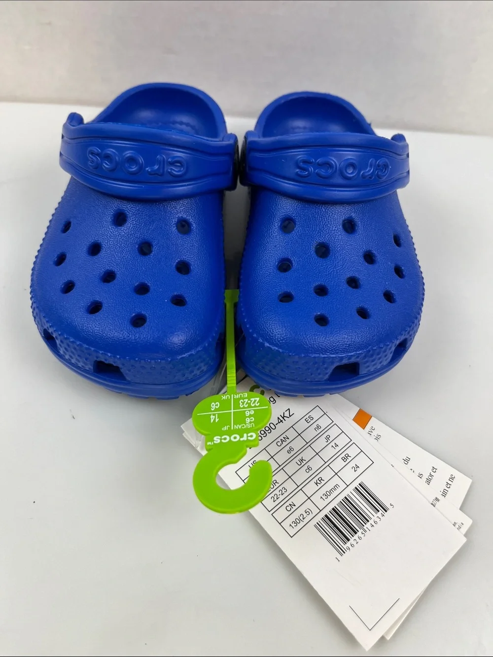 Crocs Classic Clog Blue Baby Size C6 New